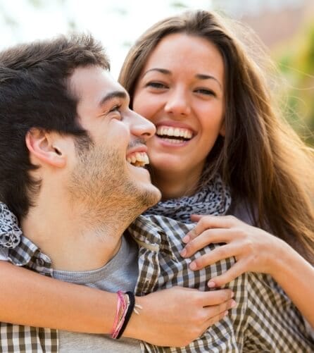 Happy couple