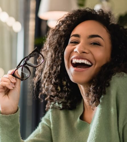 Smiling lady